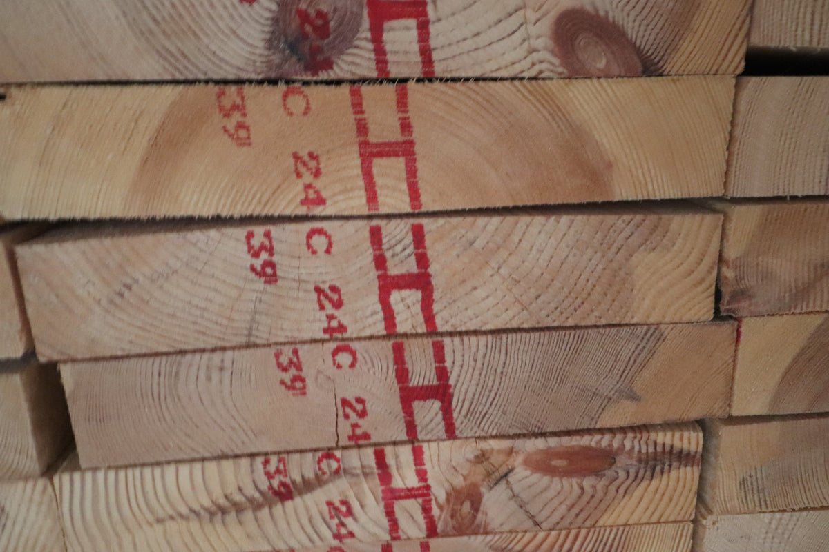 Restparti – 52 stk. spærtræ C24 – 40 × 240 × 3900 mm