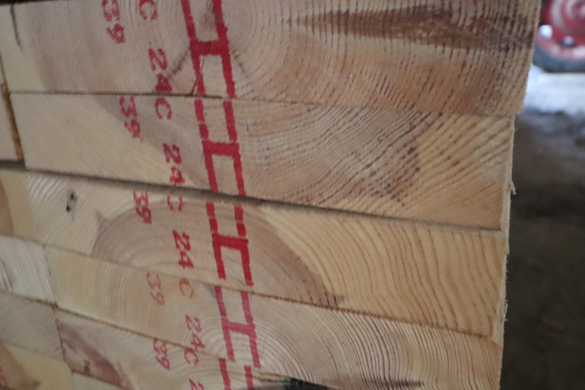 Restparti – 52 stk. spærtræ C24 – 40 × 240 × 3900 mm