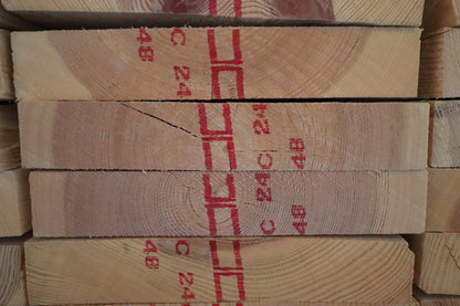Restparti – 52 stk. spærtræ C24 – 40 × 240 × 4800 mm